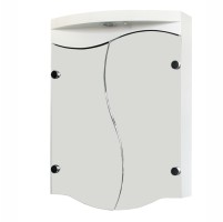 Горен PVC шкаф за баня с огледало Макена Тринити