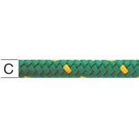 Въже PP спирала зелено 8мм 16 нишки