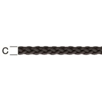Въже PP плетено черно 4мм 8 жично влагозащитено