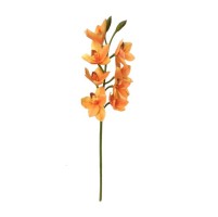 Изкуствено цвете стрък орхидея 68см KD06205