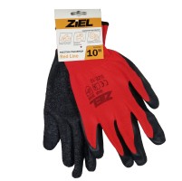 Работни ръкавици Ziel Red Line черно/червени размер 10