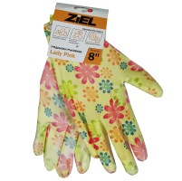 Градински ръкавици Ziel Lady Pink размер 8