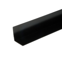 PVC V-профил 40х40мм черен