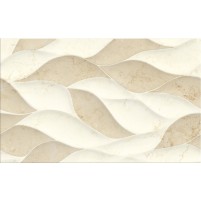Стенна плочка 25x40см Cersanit pineville cream/beige glossy structure G1