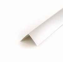 PVC V-Профил 20x20mm 2.7m, 001 Бял