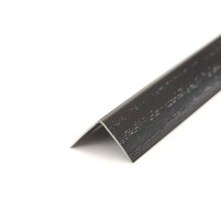 PVC V-Профил 40х40mm 2.7m, 007 Черен