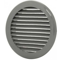 Вентилационна решетка ф100 мм сива
