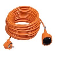 Удължител Ziel 10м. кабел 3х1,5мм2, оранжев