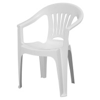 Градински стол Prima Zaffiro PVC  GF141 бял