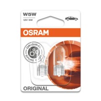 Автомобилна крушка Osram W5W 12V  - блистер, 2 броя