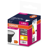 LED крушка с черно тяло OSRAM PAR16 6,9W 36°, 550lm, 2700K, GU10