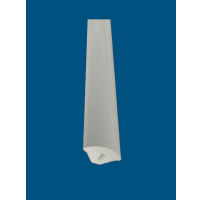 Универсален PVC профил 14х14мм Salag декоративен бял 2.5м